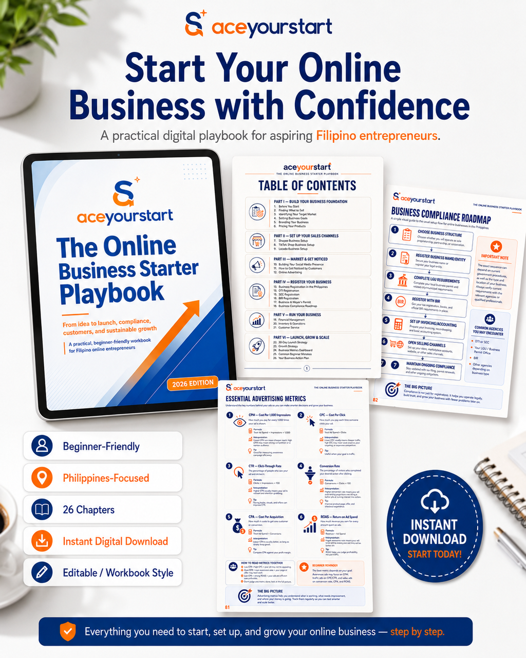 ACEYOURSTART: The Online Business Starter Playbook